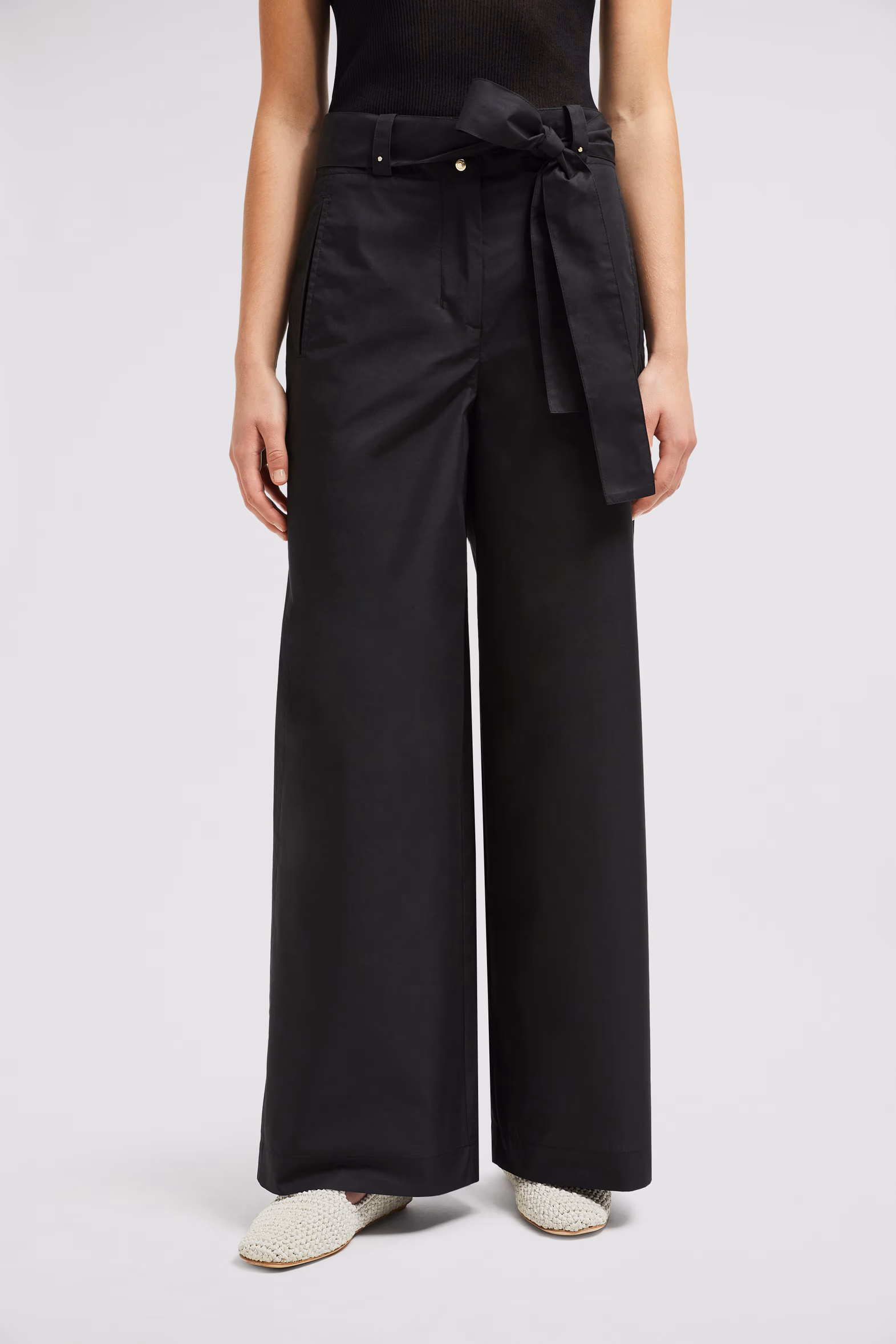 Pantalones con cinturón Mujer Negro Moncler 3